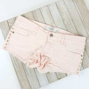 Abercrombie & Fitch Pink Denim Shorts Size 2 W26